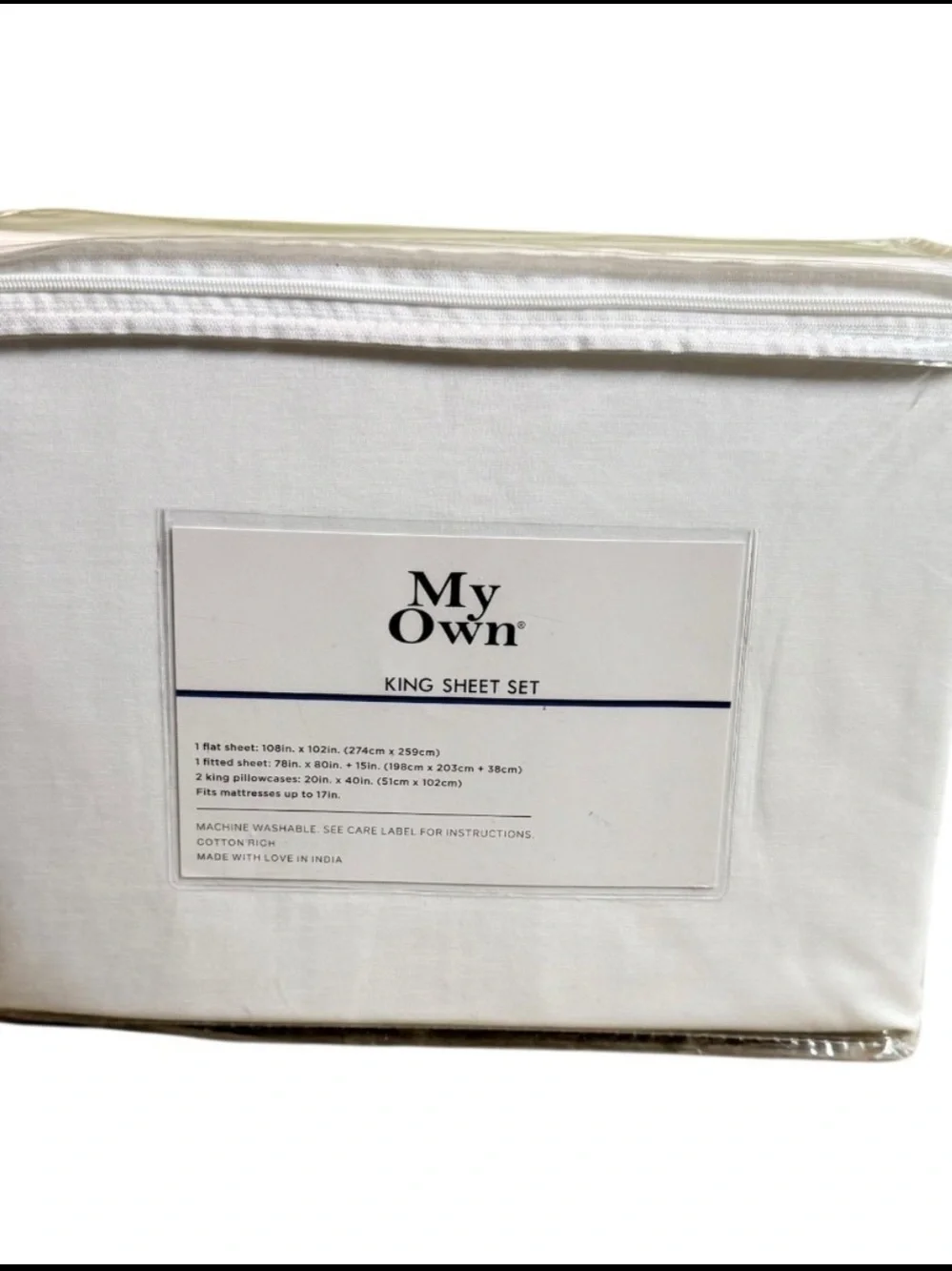 MyOwn king sheet